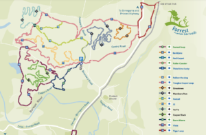 Original Trail Map for Yaugher